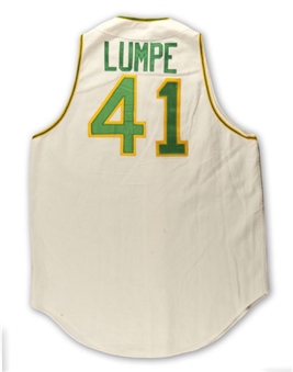 1971 Jerry Lumpe Oakland As Game Worn Jersey